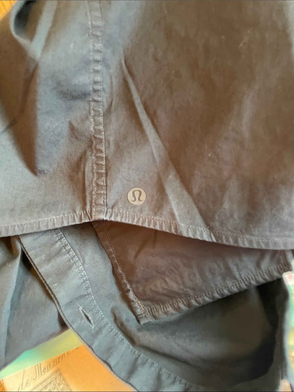 Unisex Lululemon -Navy Button-Down Shirt - Picture 14 of 14